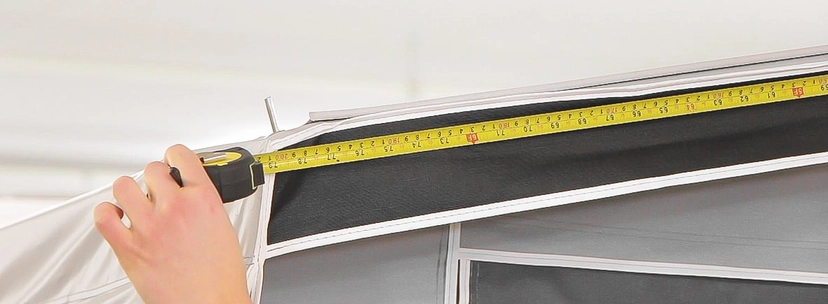 Welche Größe Vorzeltvordach benötige ich?