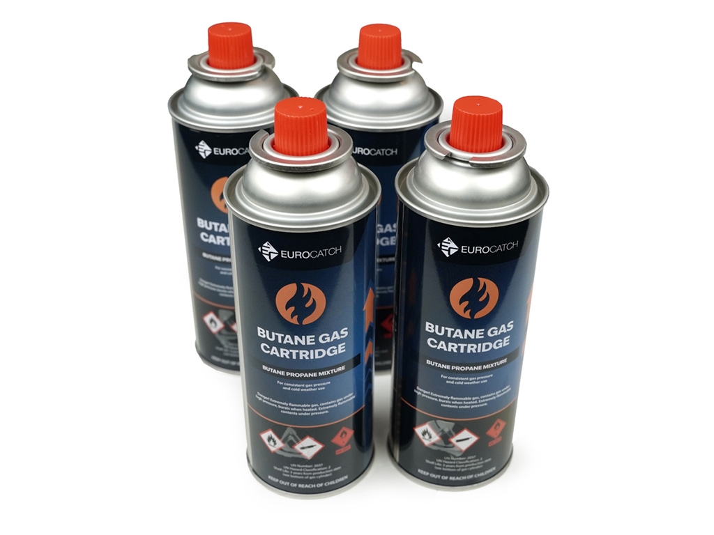 Eurocatch 227 Gramm gaskartusche - Set von 4