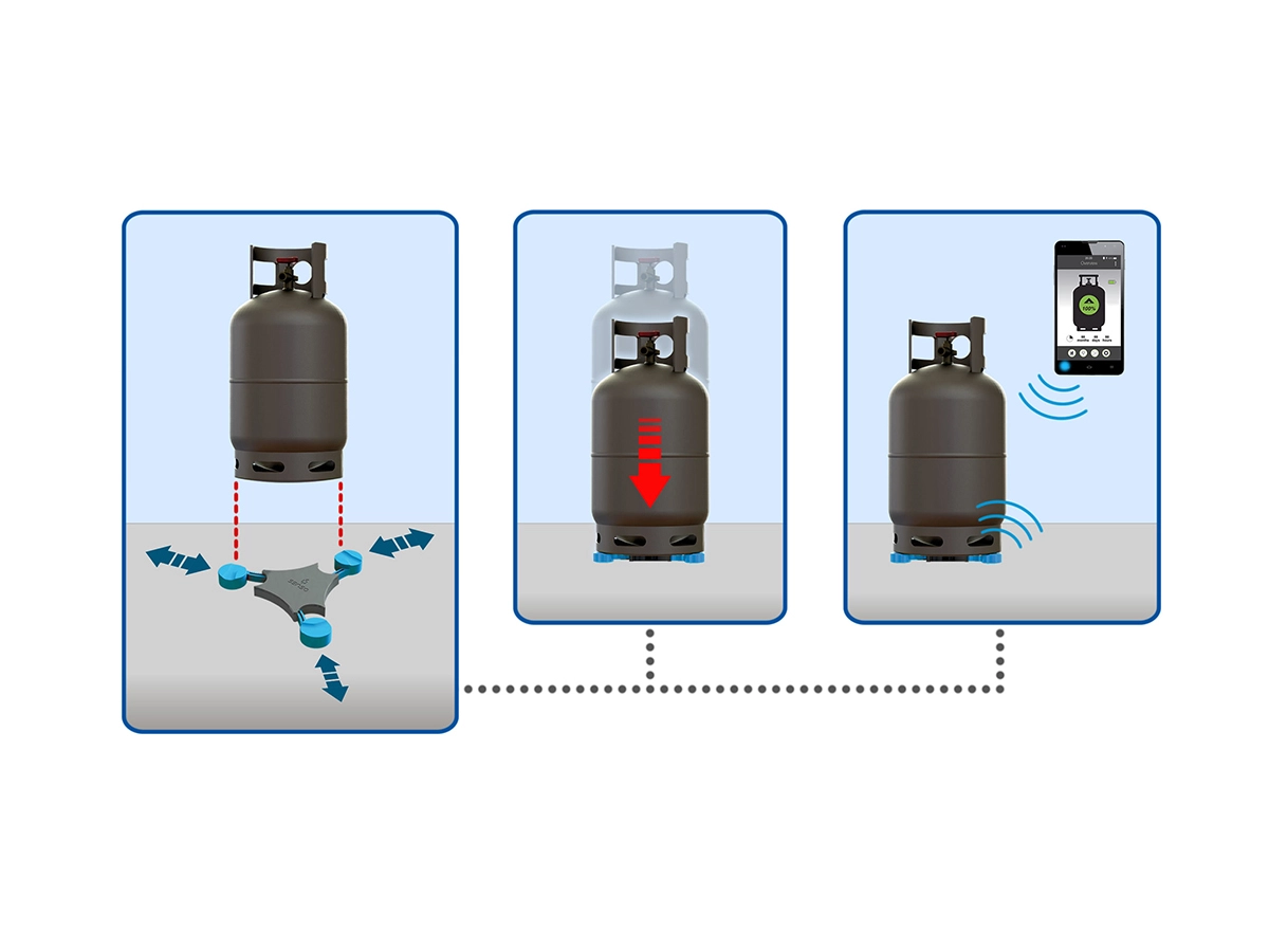 GOK Senso4S Gasflaschenwage