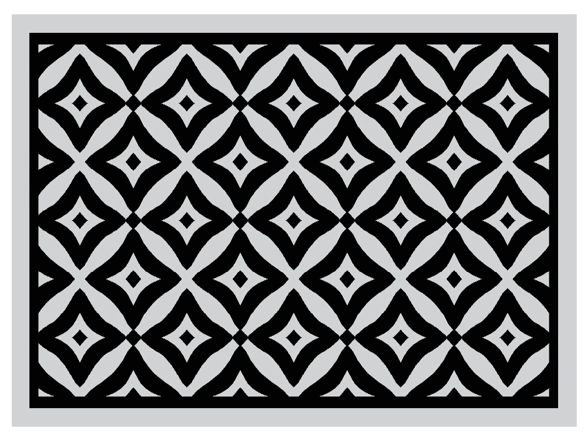 Obelink Patio Mat Cube 370 x 270 cm Zeltteppich