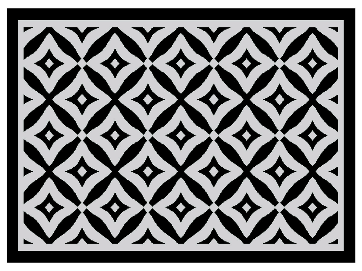 Obelink Patio Mat Cube 370 x 270 cm Zeltteppich