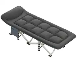 Feldbett Campingbett 200 kg Liege Gästebett Klappliege