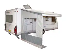 Bo-Camp 250 cm graue Universal Markisen Seitenwand