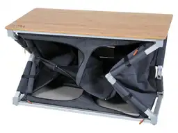 Obelink Ravenna Bamboo Quick Campingschrank - Grey