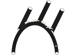 tente gonflable 4 saisons Miuxe Grande pour Le Camping, Tentes De Camping en Plein Air pour 5 À 6 Personnes avec Cric De Poêle Et Fenêtres en Maille, svt pro Revolt E+ Giant E Color:Grey 530mm(20