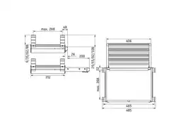 Thule Omni-Step Manual Slide Out Trittstufe