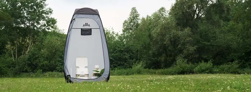 Ihr eigenes Privatsanitär auf dem Campingplatz