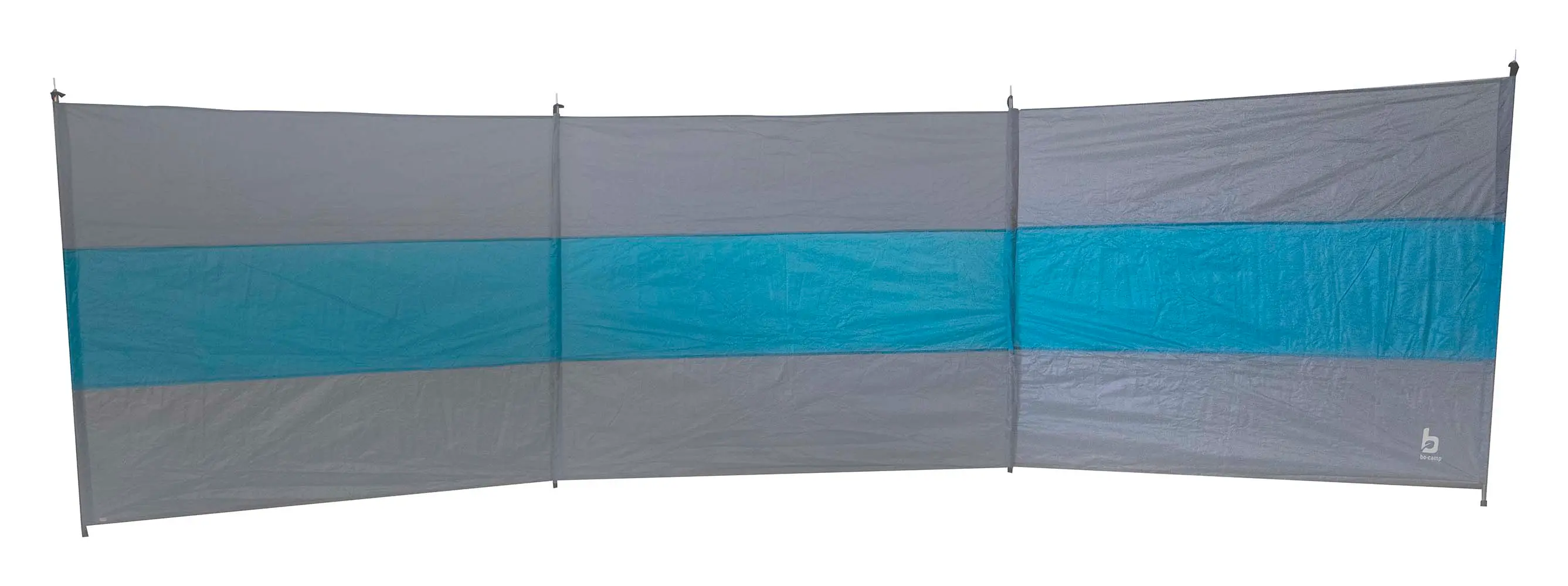 Bo-Camp Brendan 3-seitiger Windschutz - Grey/Blue