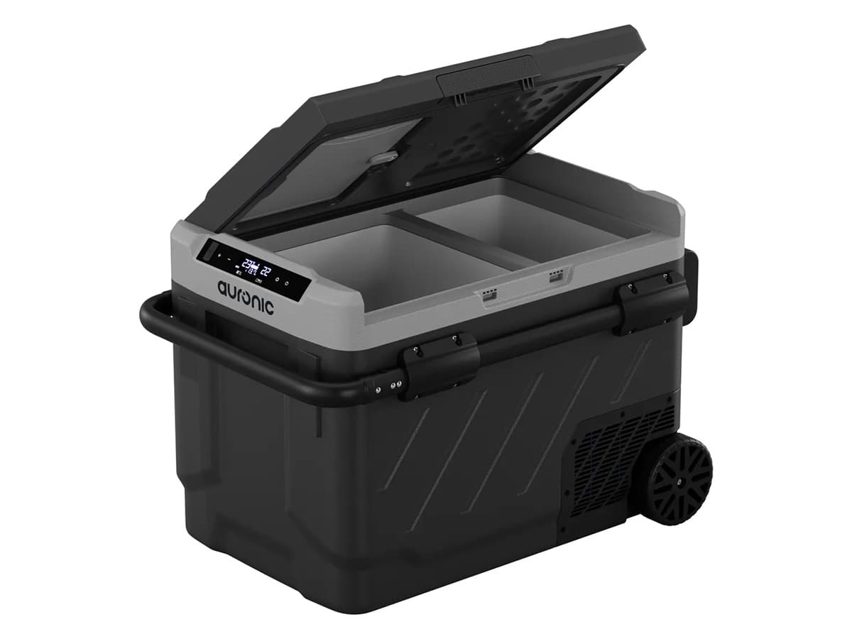 Auronic 49 Liter Dual Zone Kompressor Kühlbox - Grey