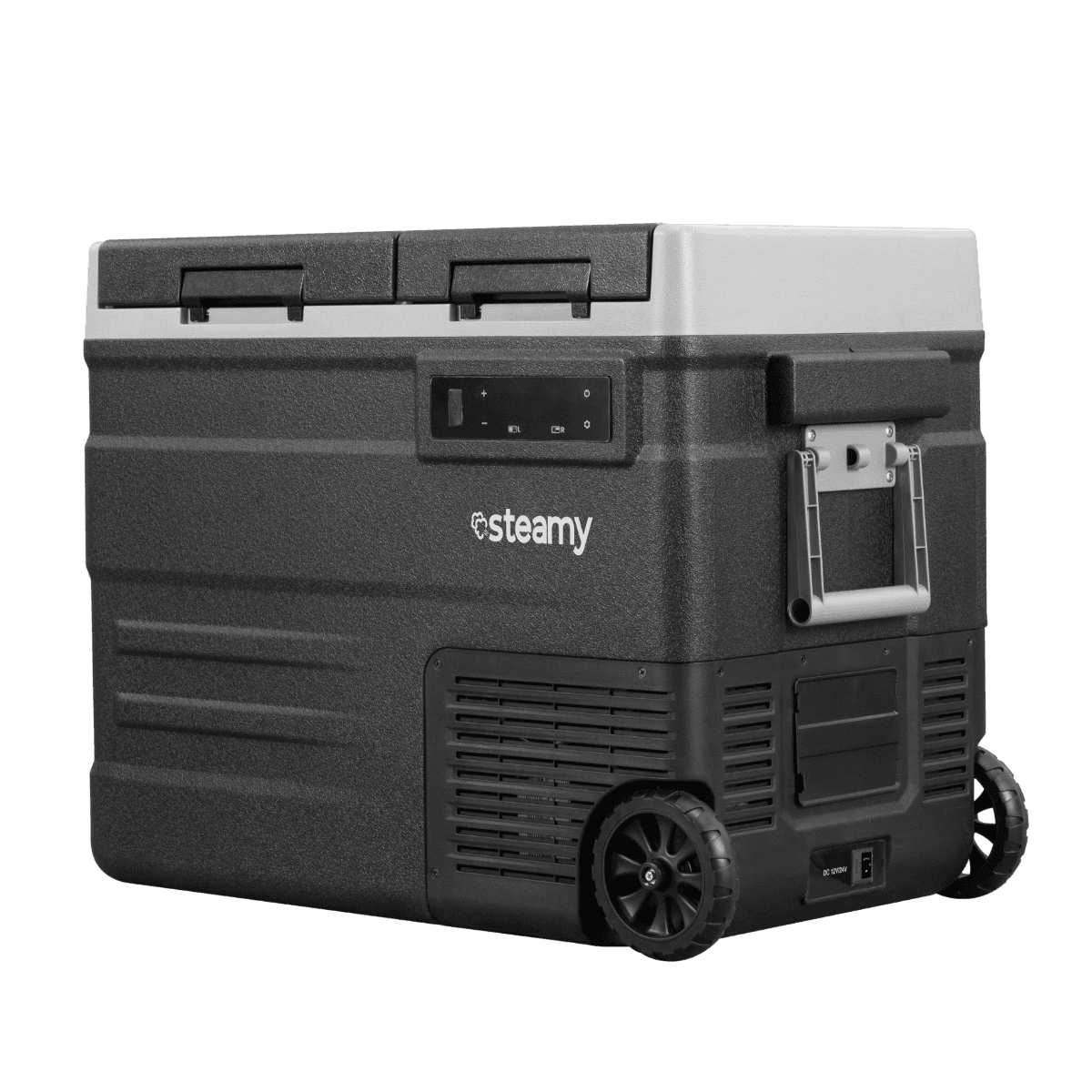 Steamy-E Dual Zone 55 Elektrische Kühlbox mit Rollen