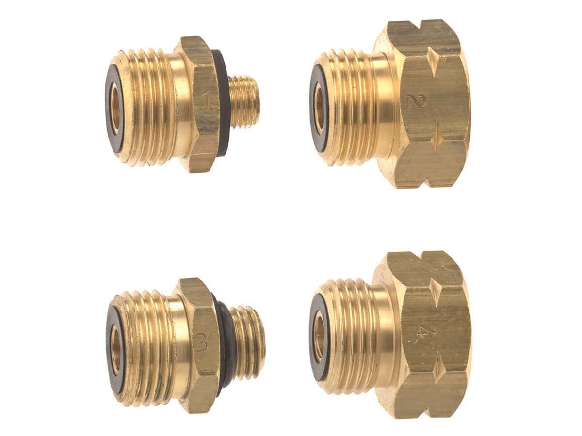 10x Messing-Doppelnippel 1/4 Zoll BSP Außengewinde Produktbild-Vorschau 4