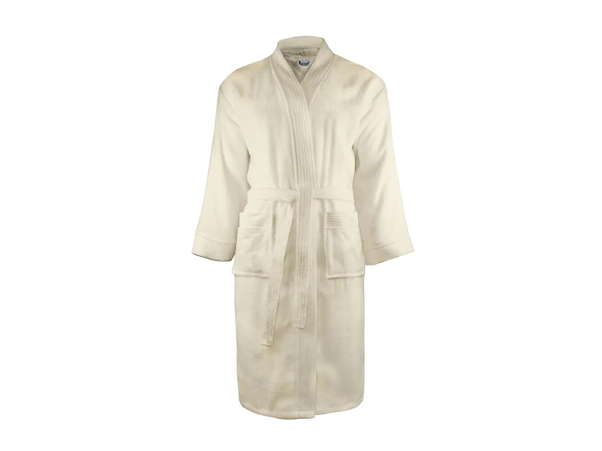 The One Towelling Bademantel - Ivory