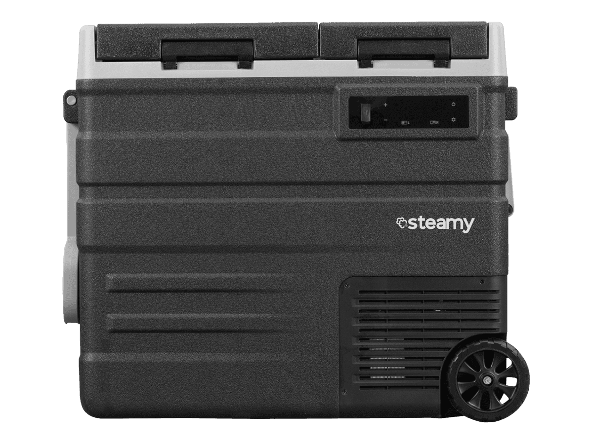 Steamy-E Dual Zone 65 Elektrische Kühlbox mit Rollen