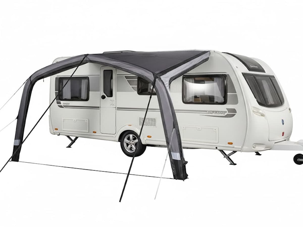 Campooz Trekking Sonnensegel 325 cm - Schwarz - Obelink.de