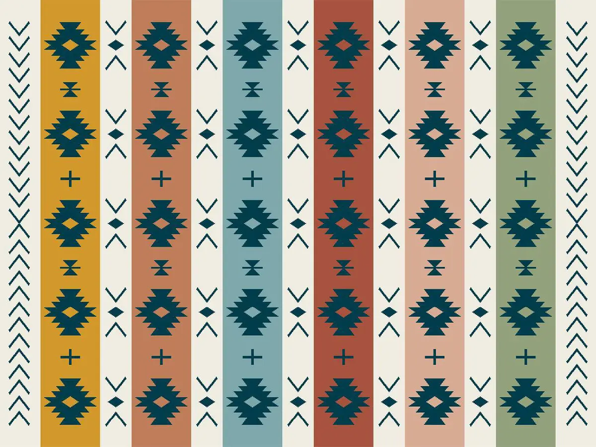 Obelink Patio Mat Aztec 340 x 250 cm Zeltteppich
