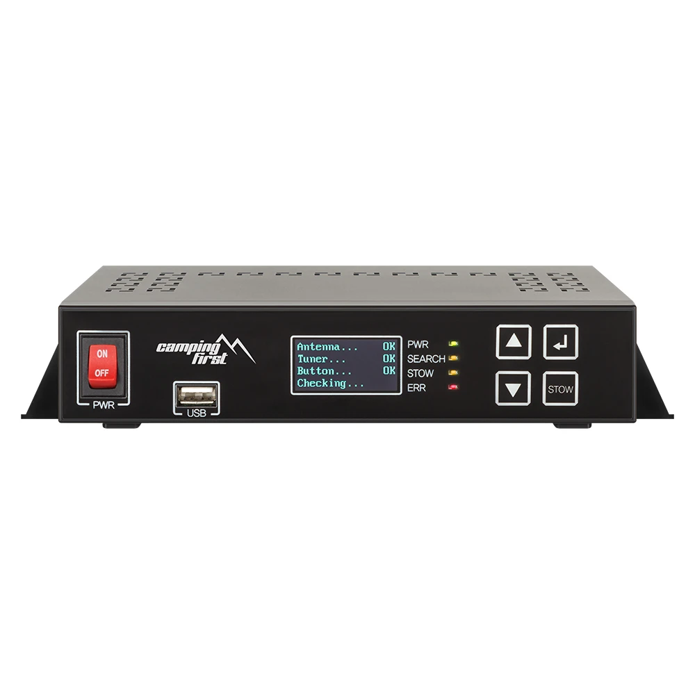 Camping first Satmex Flat Twin vollautomatische Sat Antenne - Obelink.de