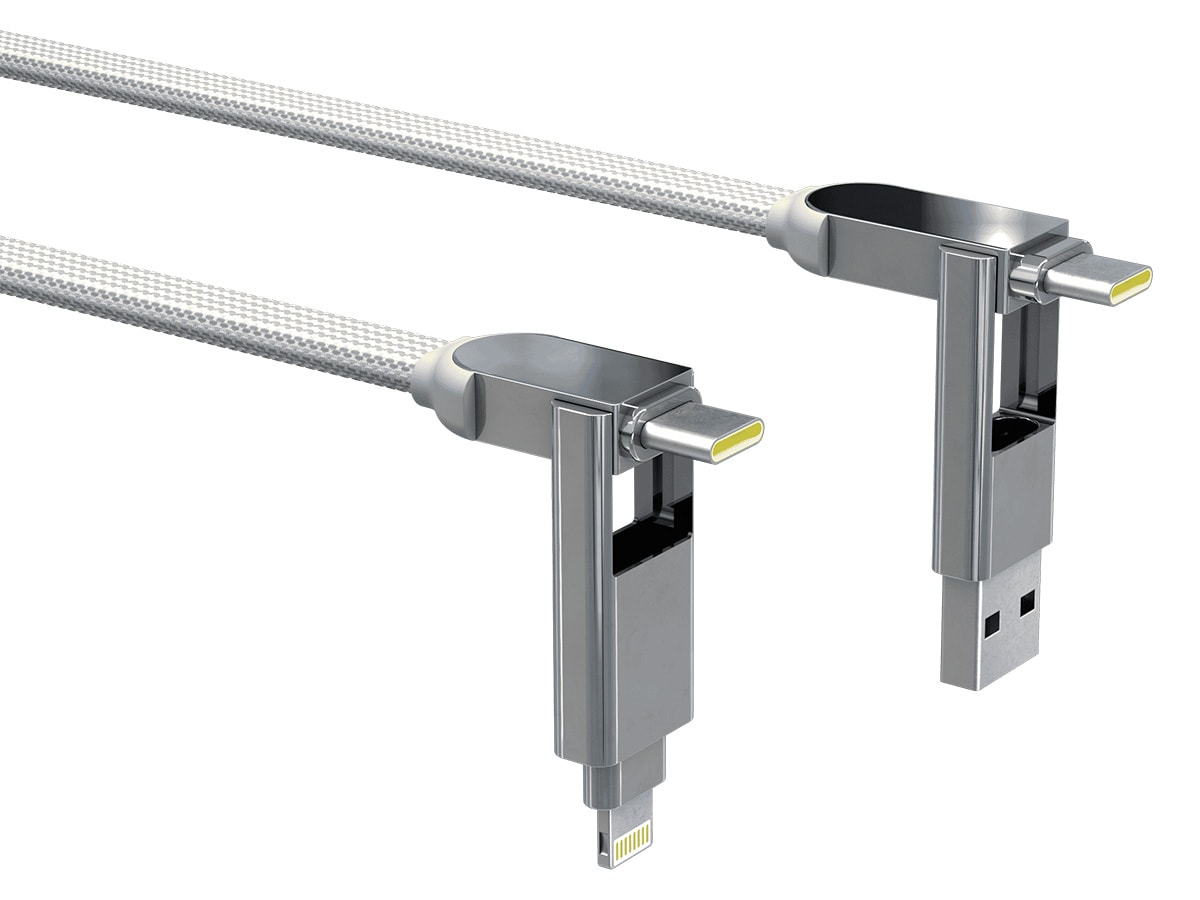 inCharge XL 3 Meter Ladekabel - White - Obelink.de
