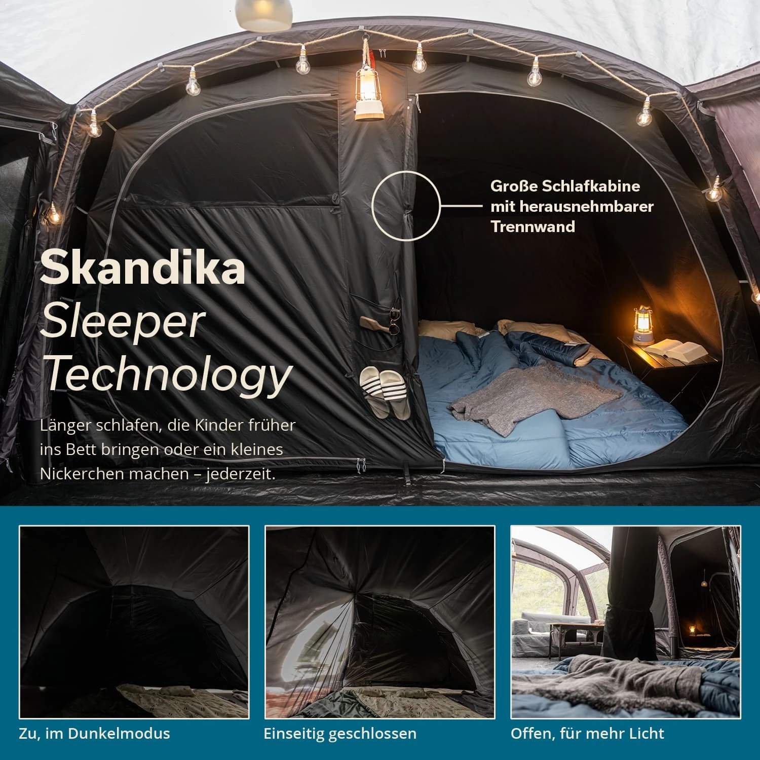 Skandika Timola 6 Air Sleeper Protect XL Plus Luftzelt