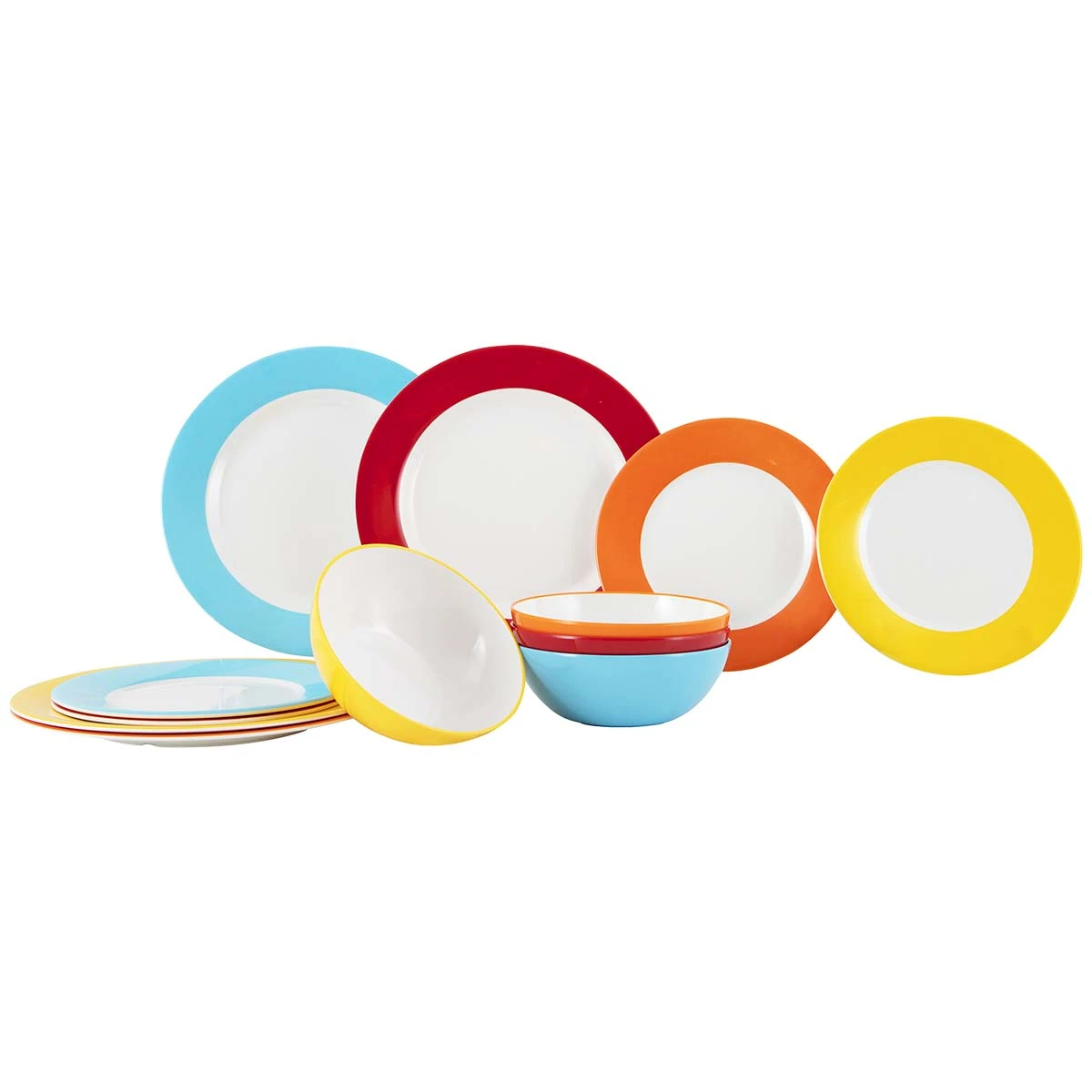Gimex Colour Line 12-teiliges Geschirrset