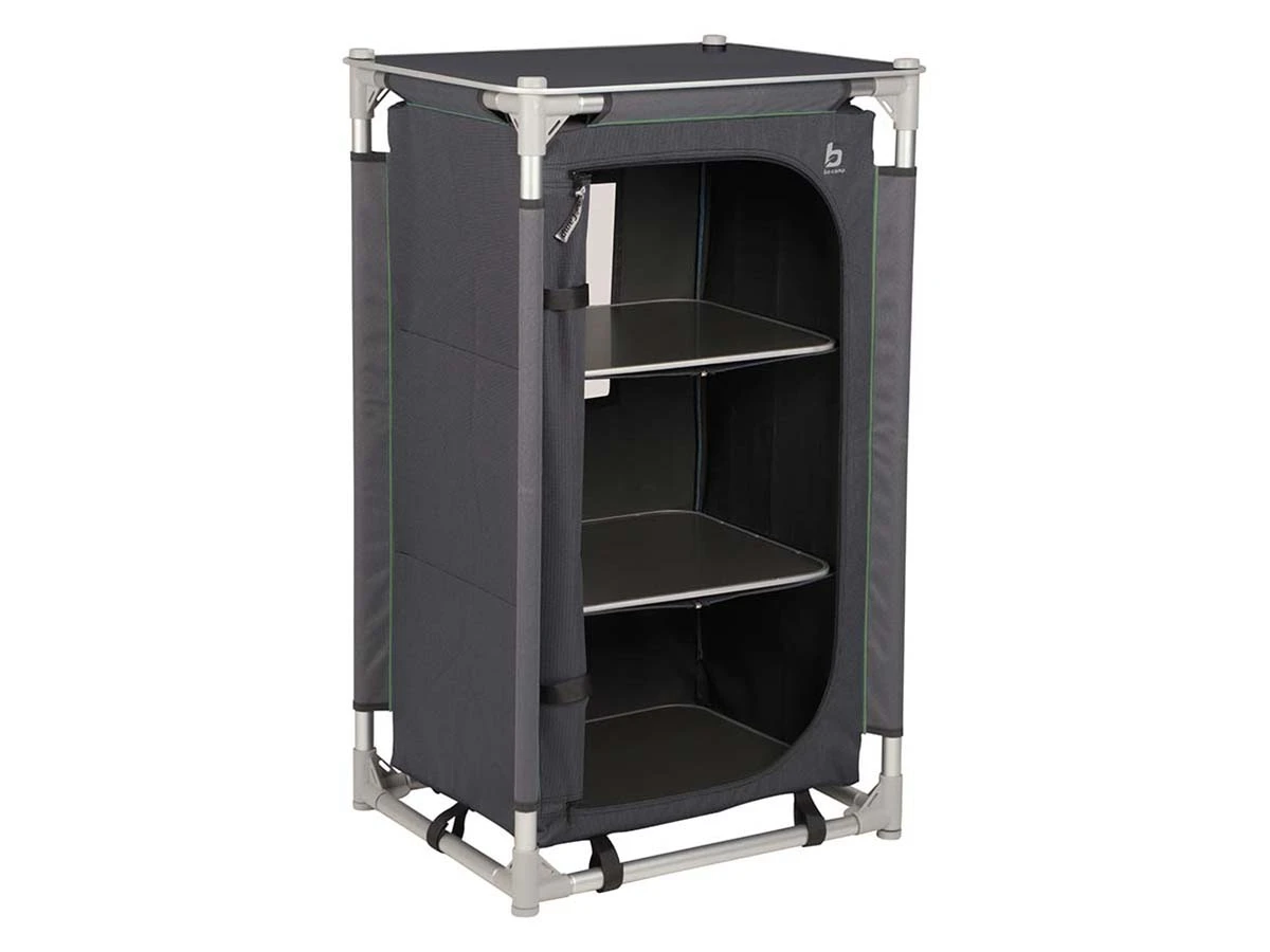 BO-CAMP Faltschrank XL – Modularer Campingschrank Mit 6 Fächern Und Aufbewahrungsboxen Camping Möbel XL