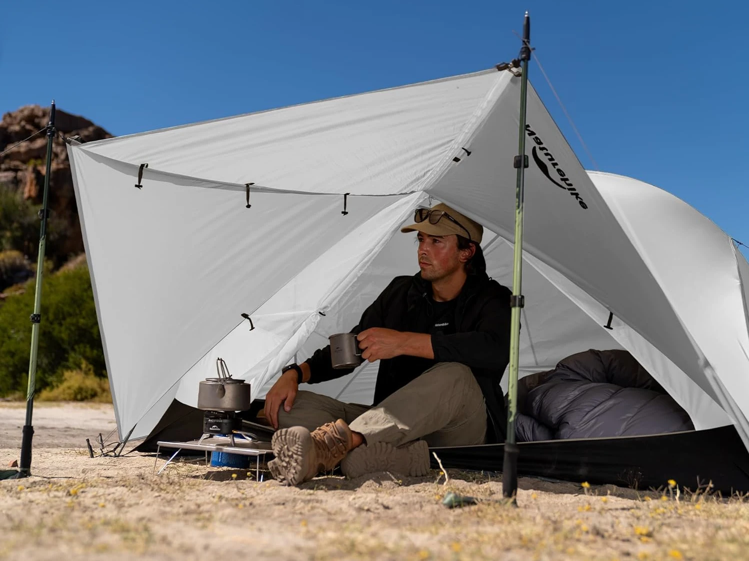 infrarot heizstrahler zelt TRESKO® 2500W mit Fernbedienung für Innen & Außen | Wärmestrahler Terrasse mit höhenverstellbarem Stativ Regenschutz:Kein Regenschutz SF's first sanctioned camping Dog_Supplies