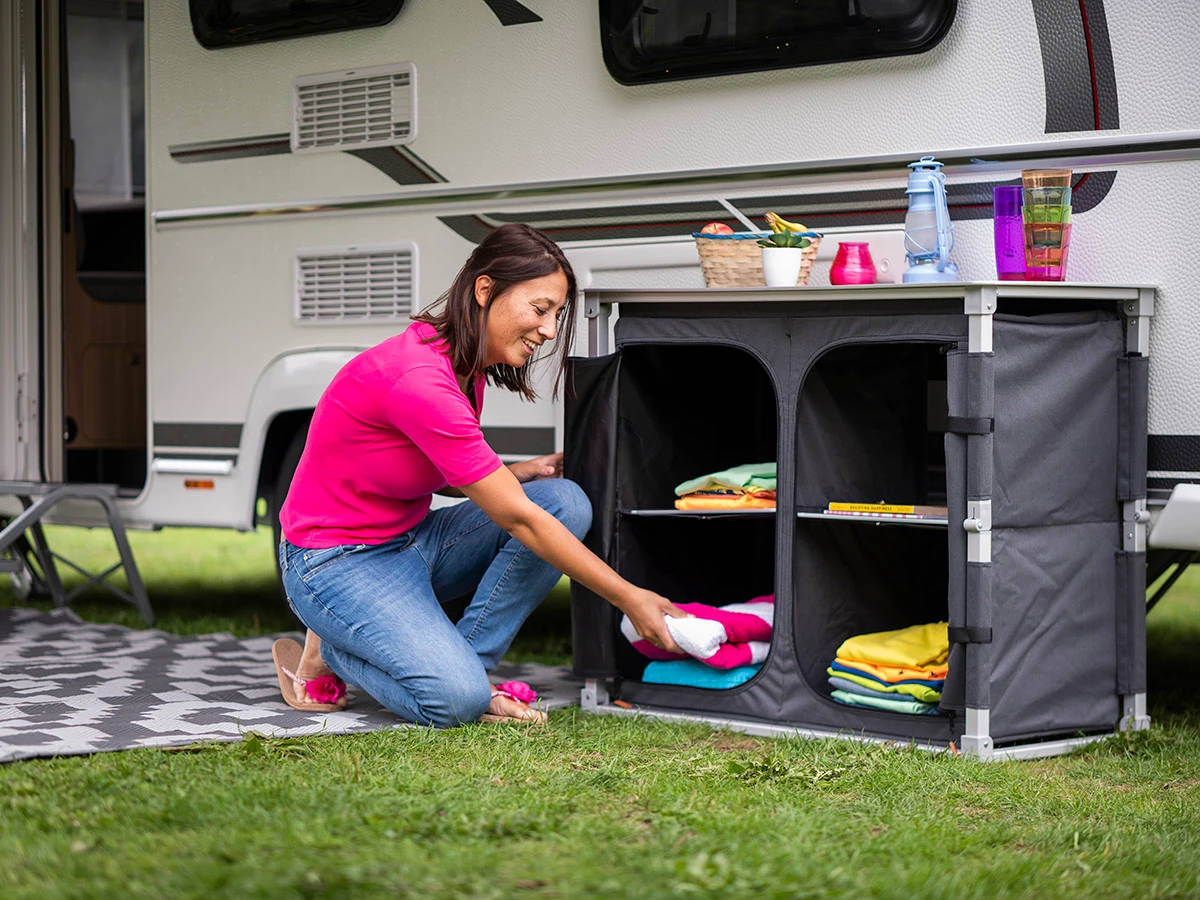 Obelink Ravenna Alu Quick Campingschrank - Grey