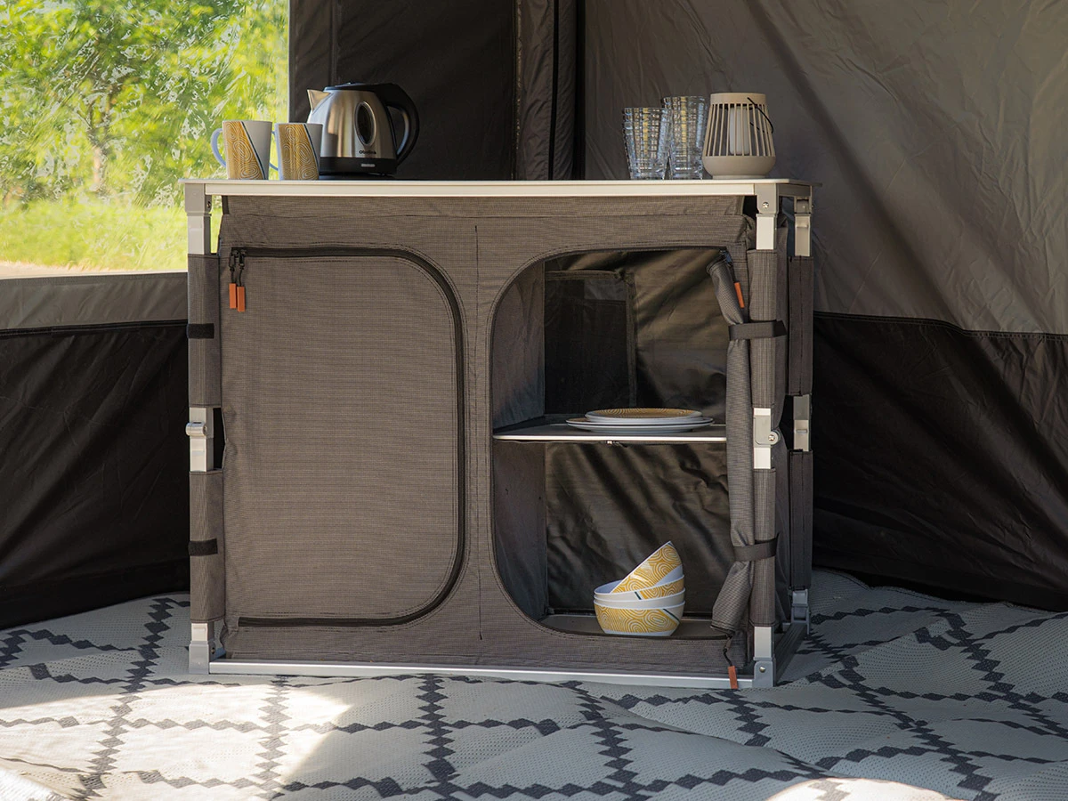 Obelink Ravenna Alu Quick Campingschrank - Grey
