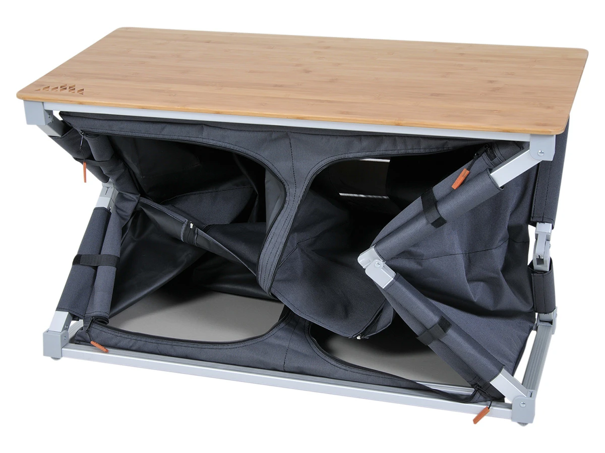 Obelink Ravenna Bamboo Quick Campingschrank - Grey