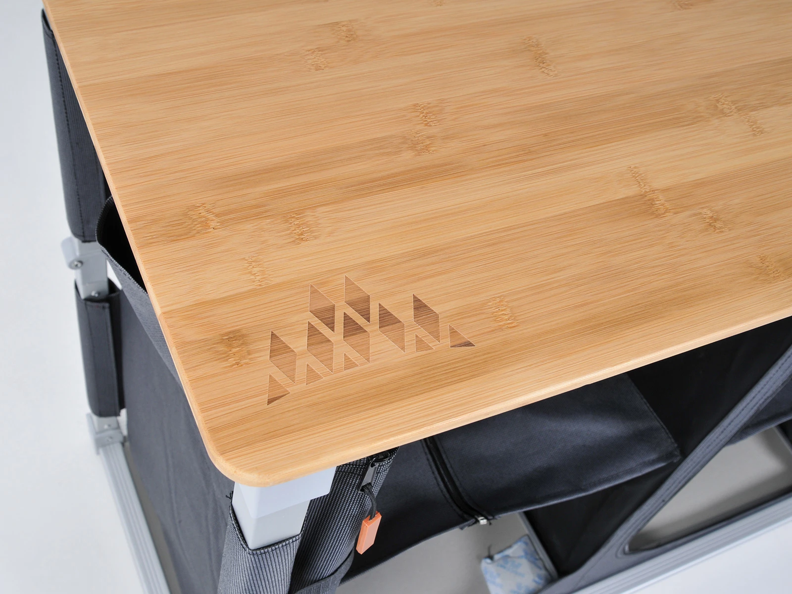 Obelink Ravenna Bamboo Quick Campingschrank - Grey