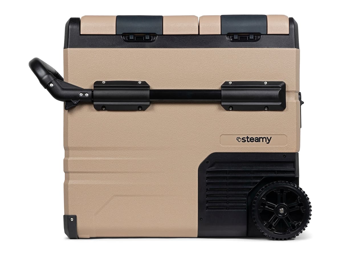 Steamy-E Dual Zone 55 Elektrische Kühlbox mit Rollen