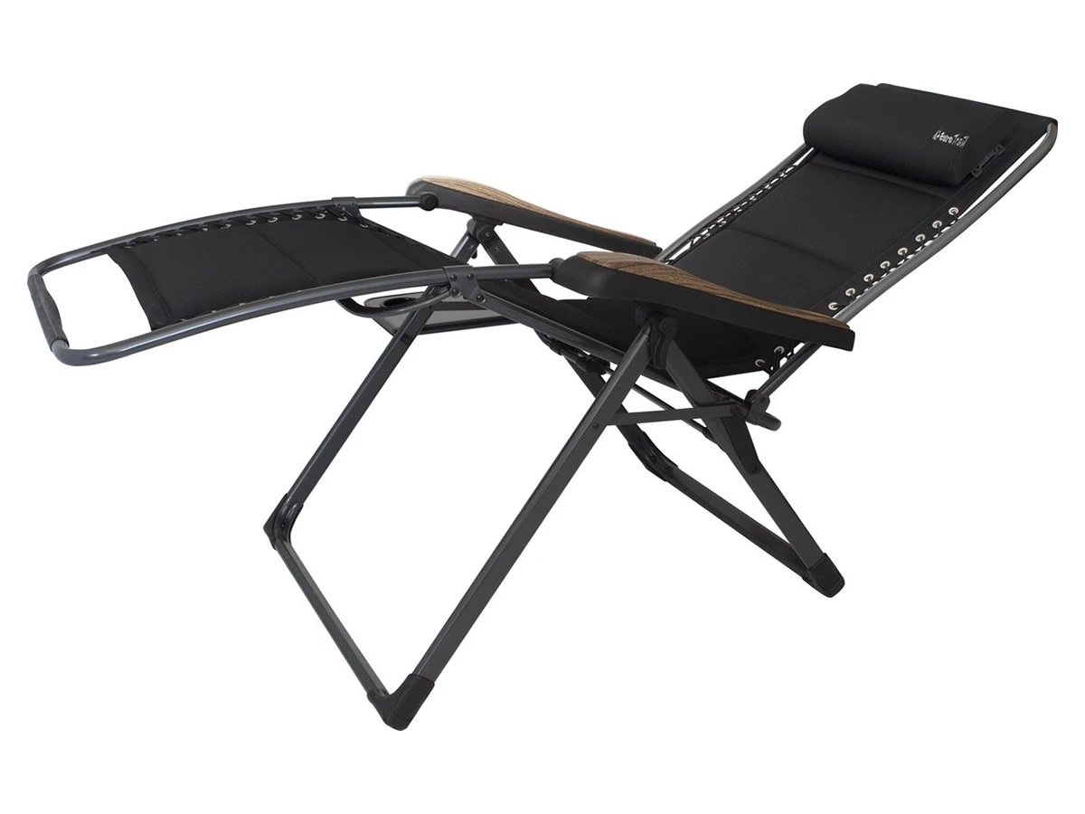 Eurotrail Majestic 3D Mesh Relaxstuhl - Black