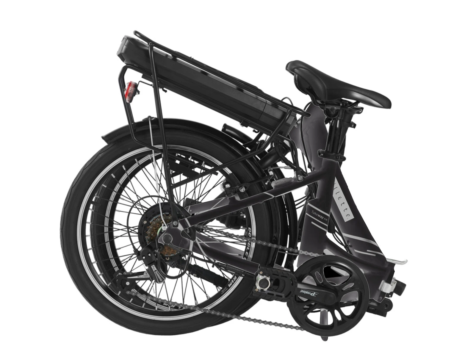 Villette le Pliage 10.4 faltbares E-Bike - Matt Black