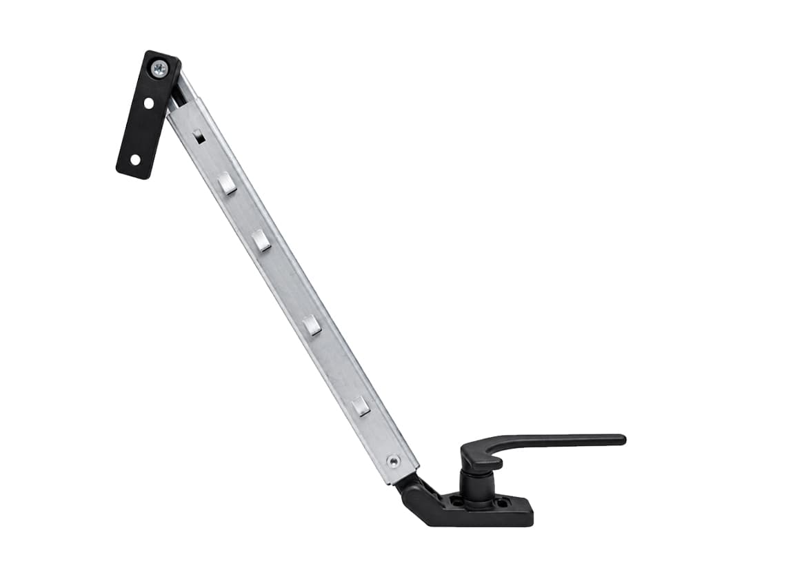 Obelink 24,8 cm Fensteraussteller Schraubbefestigung mit Klicksystem - Links