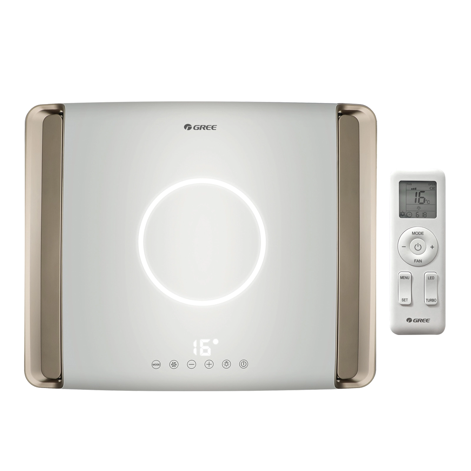 GREE GoCool Plus 3600 watt doppelrotor Dachklimaanlage - White