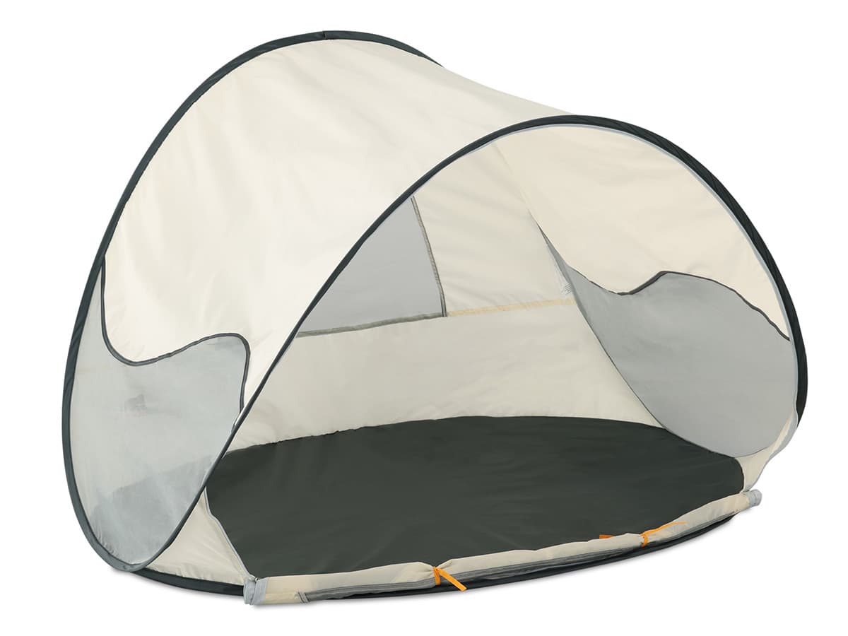 Deryan Luxus Pop Up Crème Strandzelt