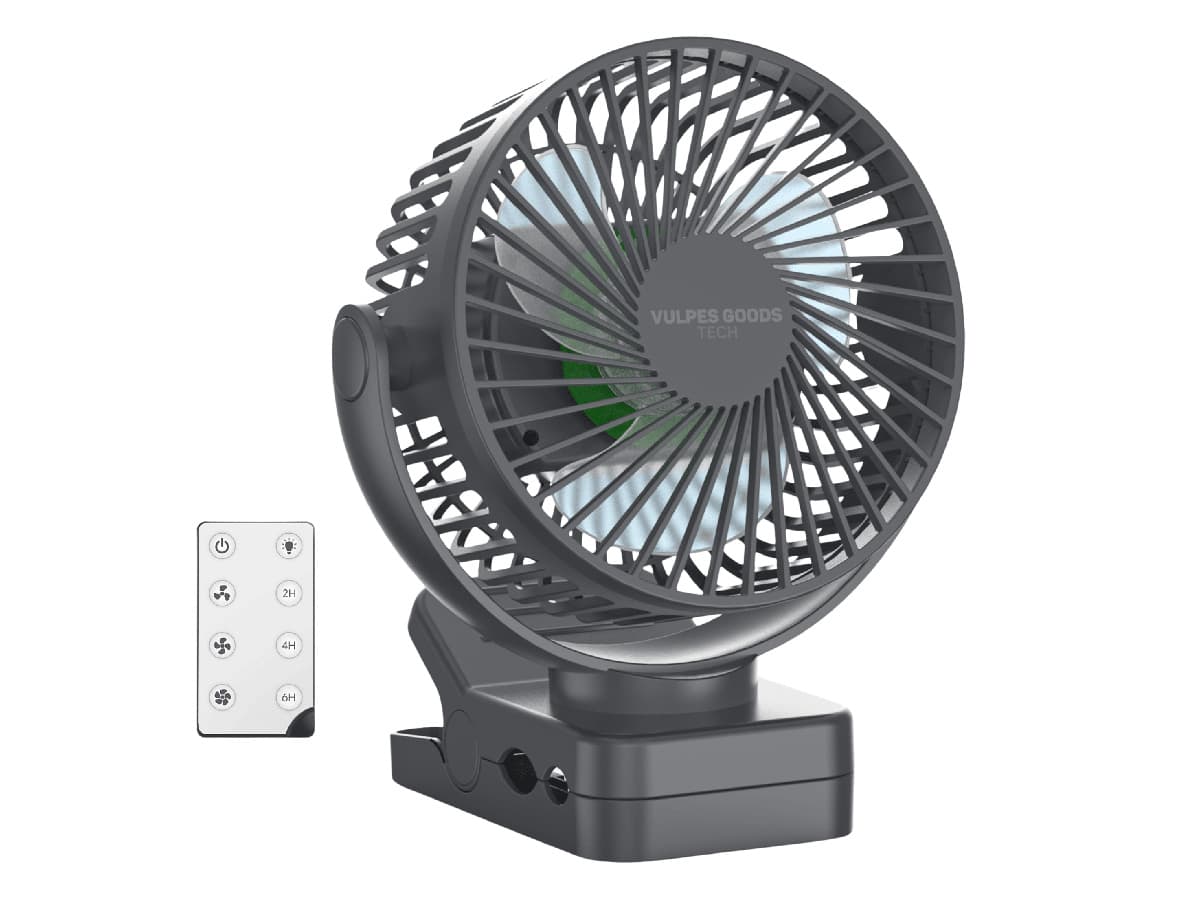 Vulpes Goods Mini USB-Ventilator mit Fernbedienung