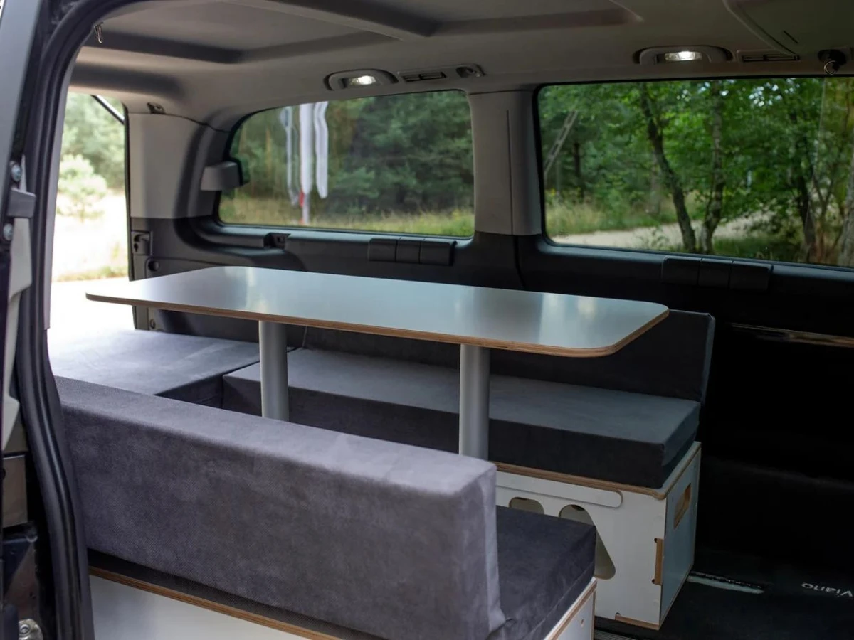 Moonbox Van/Bus 115cm White Campingbox mit Tisch