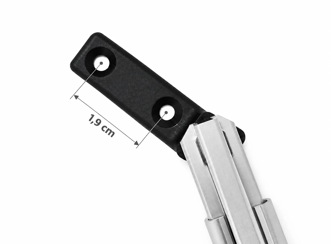 Obelink 14 cm Fensteraussteller Schraubbefestigung mit Drehknopf - Rechts