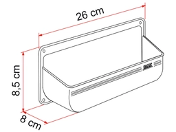 Fiamma Pocket M Ablagefach