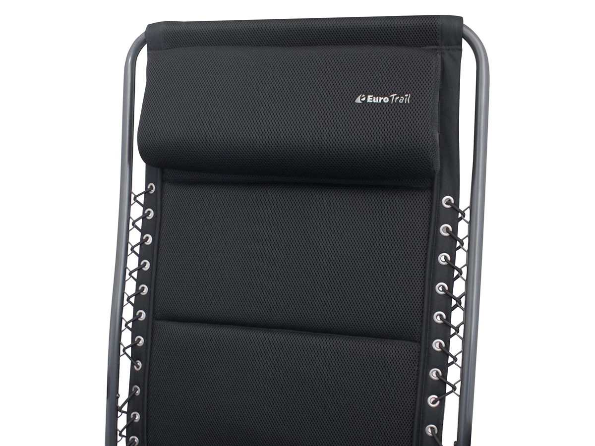 Eurotrail Majestic 3D Mesh Relaxstuhl - Black