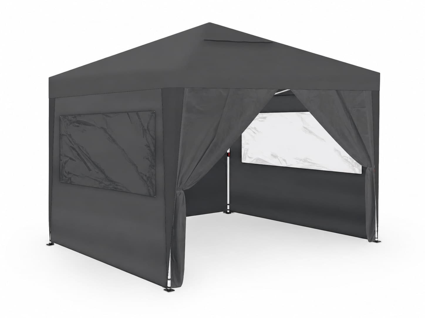 Wasabi 3 x 3 Meter Partyzelt mit Seitenwände - Grey