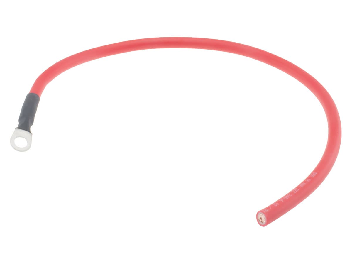 BBA 16 mm 50 cm Batteriekabel - Red