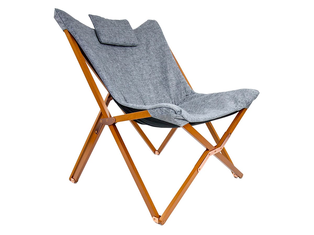 Bo-Camp Urban Outdoor Bloomsbury L Butterfly stuhl - Grey