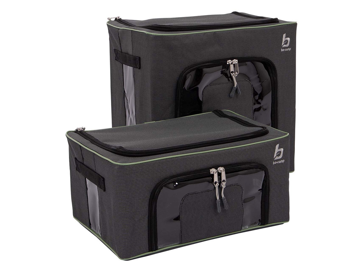 Bo-Camp faltbare Aufbewahrungsboxen - 2er-Set