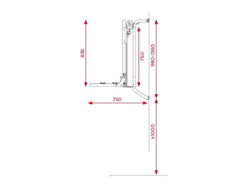 BR-Systems elektrischer Bike Lift Rail Fahrradträger - Rail