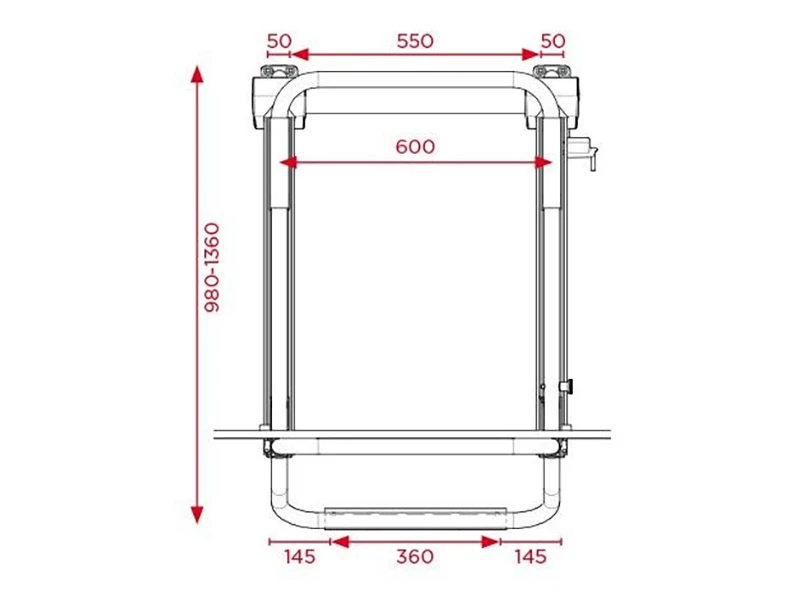 BR-Systems elektrischer Bike Lift Rail Fahrradträger - Rail