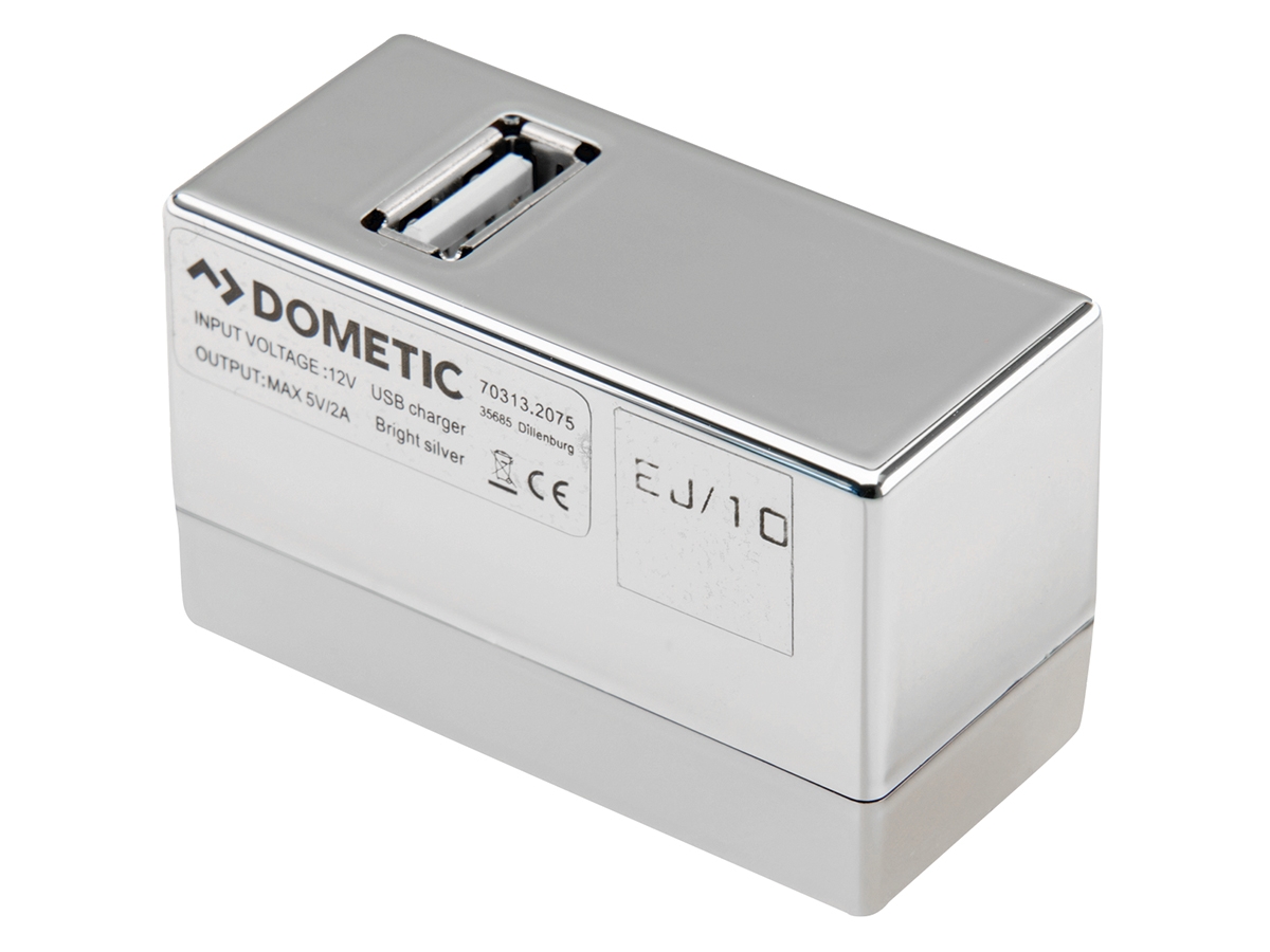 BBA Dometic USB-Ladeadapter für Schiene – chrome