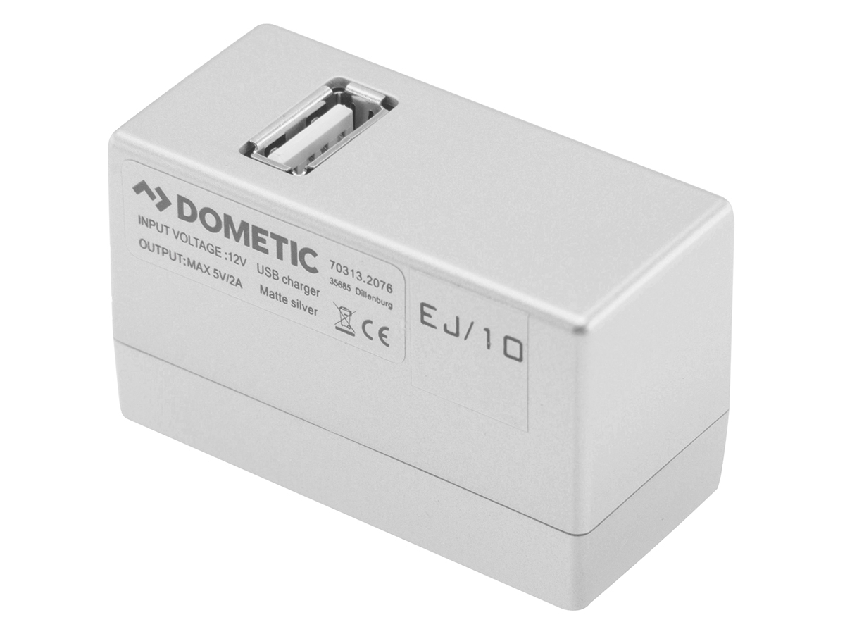 BBA Dometic USB-A Ladeadapter für Schiene – silver