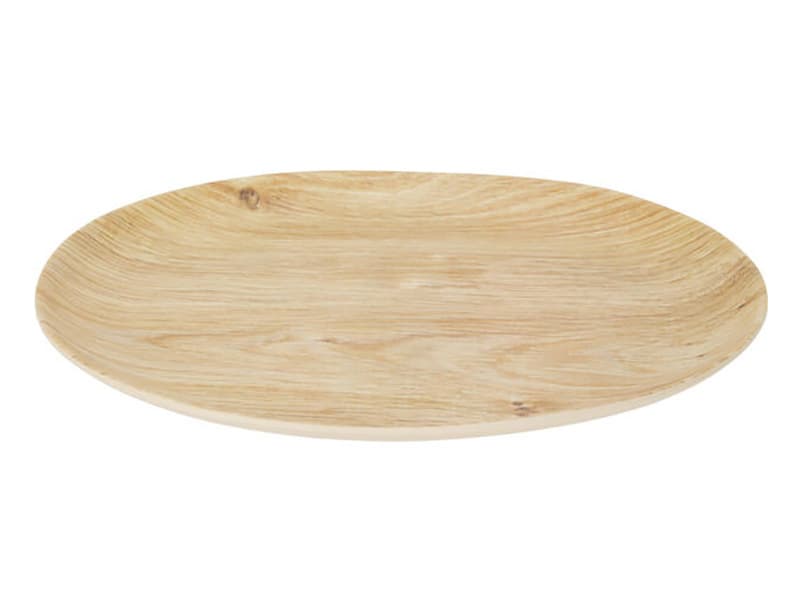 Excellent Houseware Holzoptik-Teller – Ø26 cm