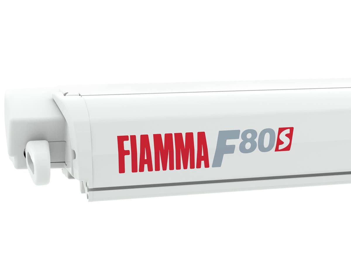Fiamma F80s Polar White 340 Royal Blue Kassettenmarkise